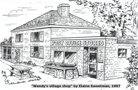 drawing of shop