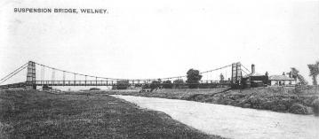 the original 1826 Suspension Bridge